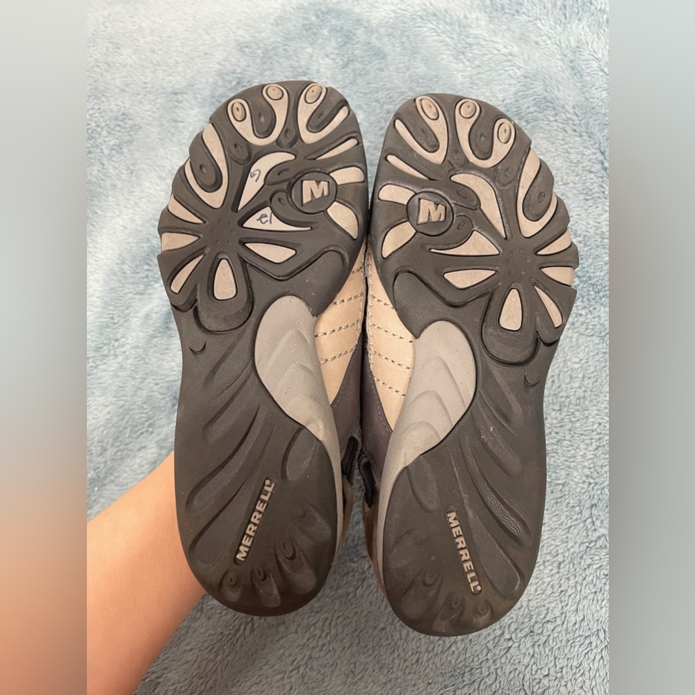 MERRELL Mimosa Ginger Mary Jane Shoes Hiking Flats Drizzle Gray Women's Size 7 - Picture 11 of 13